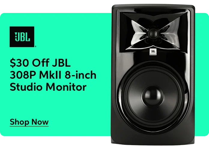 $30 Off JBL 308P MkII 8-inch Studio Monitor