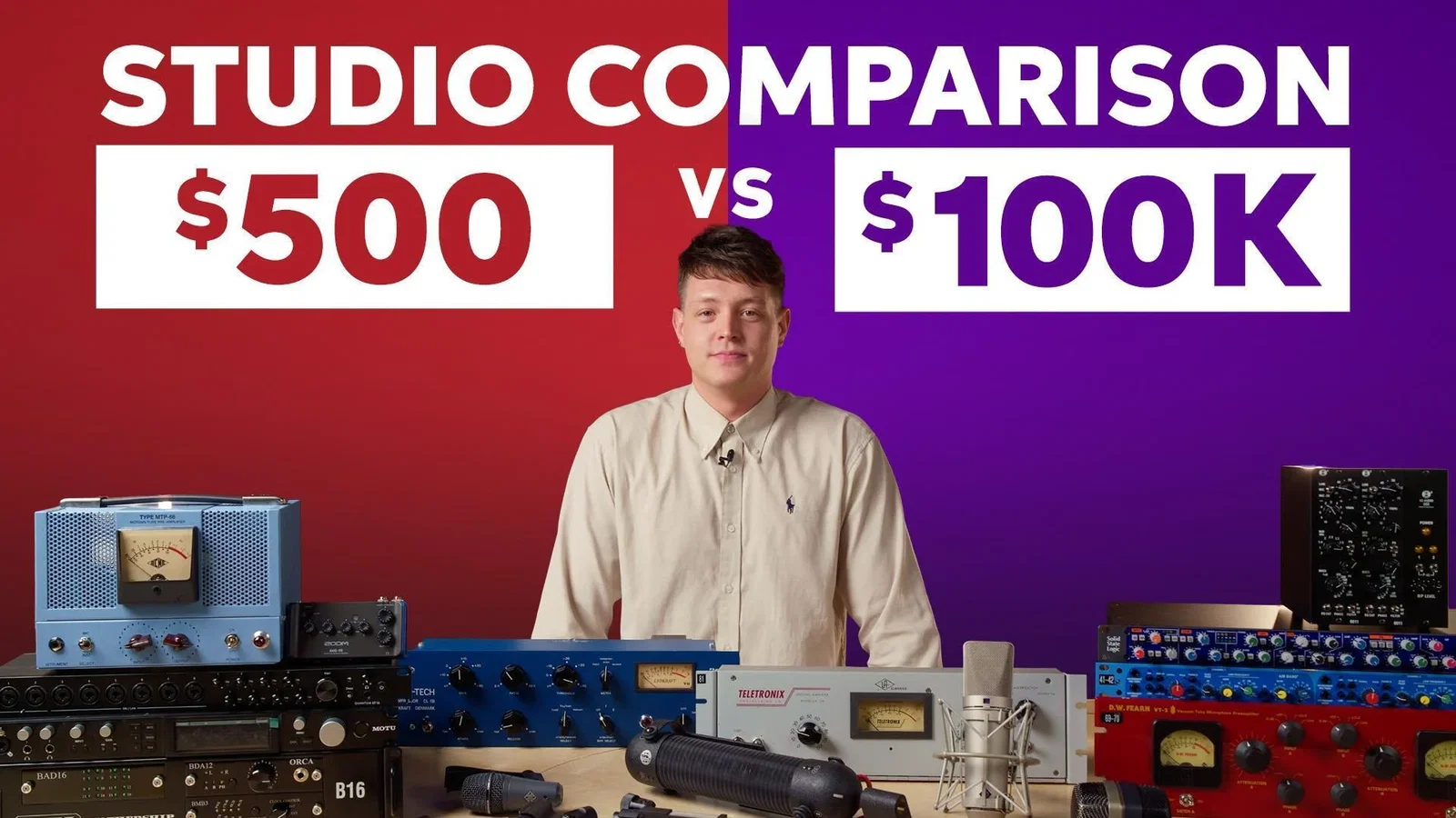 Recording Shootout: $500 vs. $2,500 vs. $10,000 vs. $100,000 Rigs