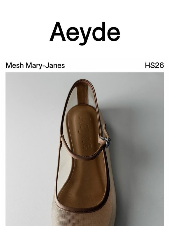Mesh Mary-Janes