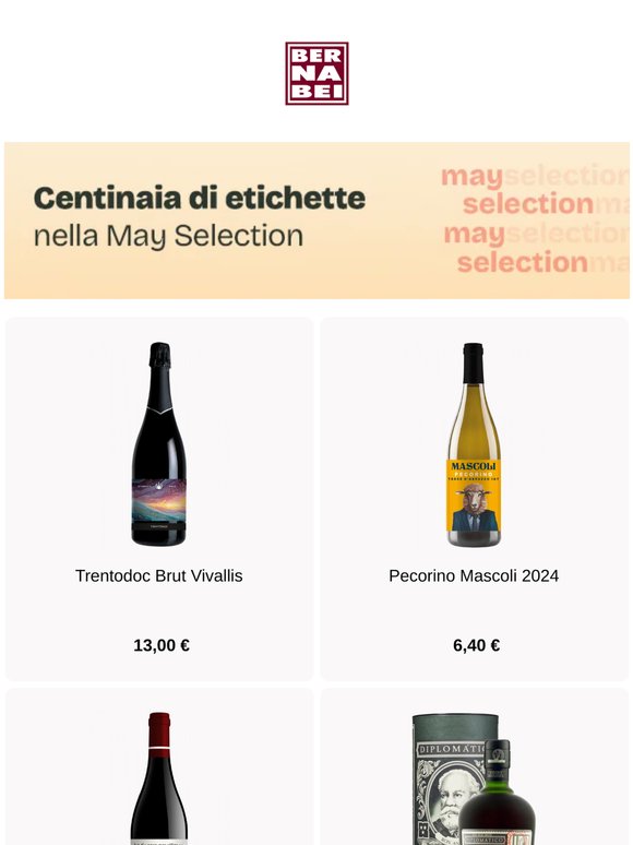 May Selection 🍇 fai il pieno di gusto