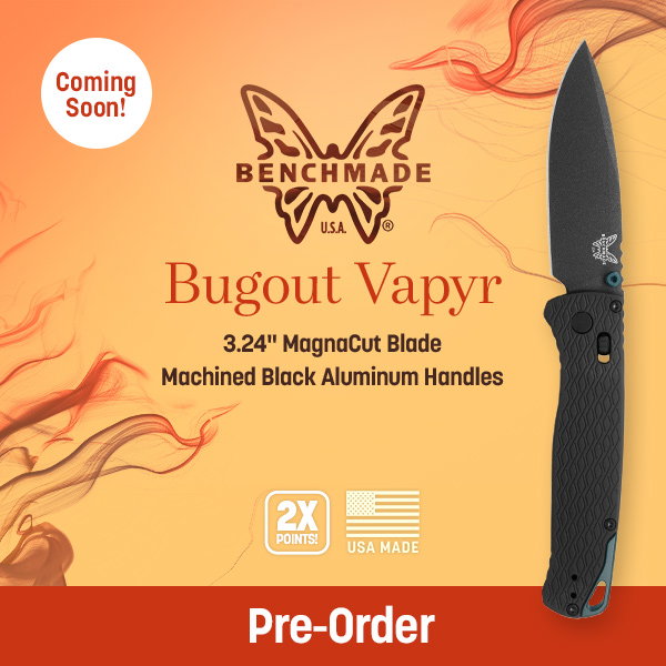 Benchmade 534BK Bugout Vapyr AXIS Folding Knife