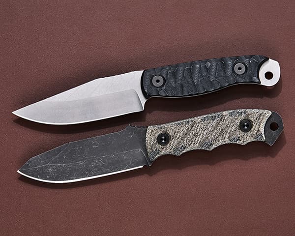 Half Face Fixed Blades