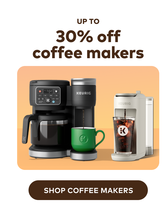 Up to 30% off coffee makers with code MAYFLAVORFEST