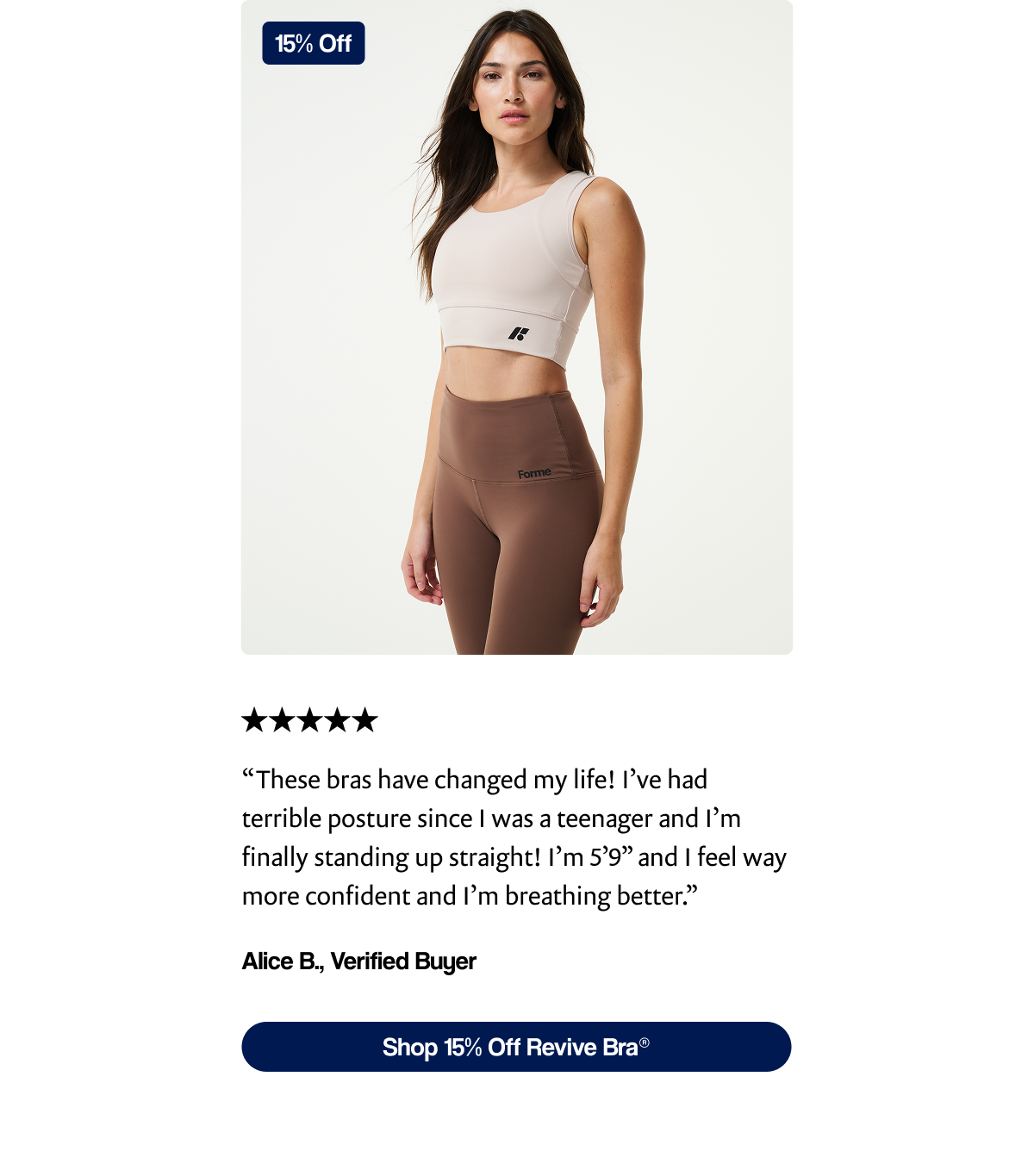 Shop 15% Off Revive Bra®
