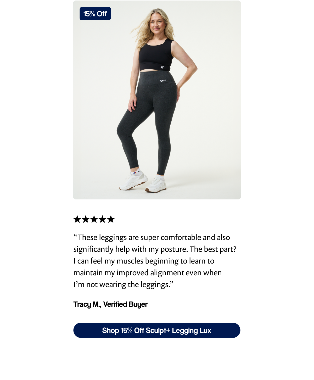 Shop 15% Off Sculpt+ Legging Lux