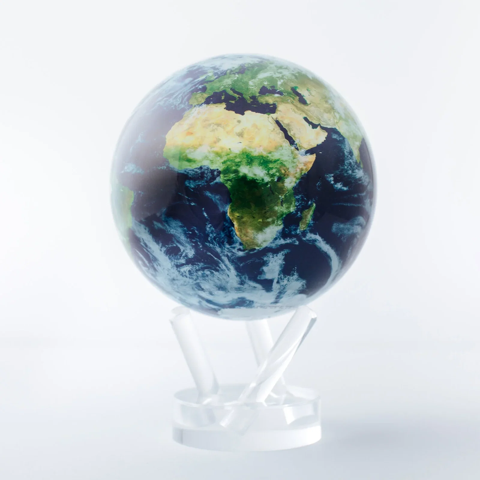 Image of MOVA Satellite View with Cloud Cover 4.5 Inch Globe