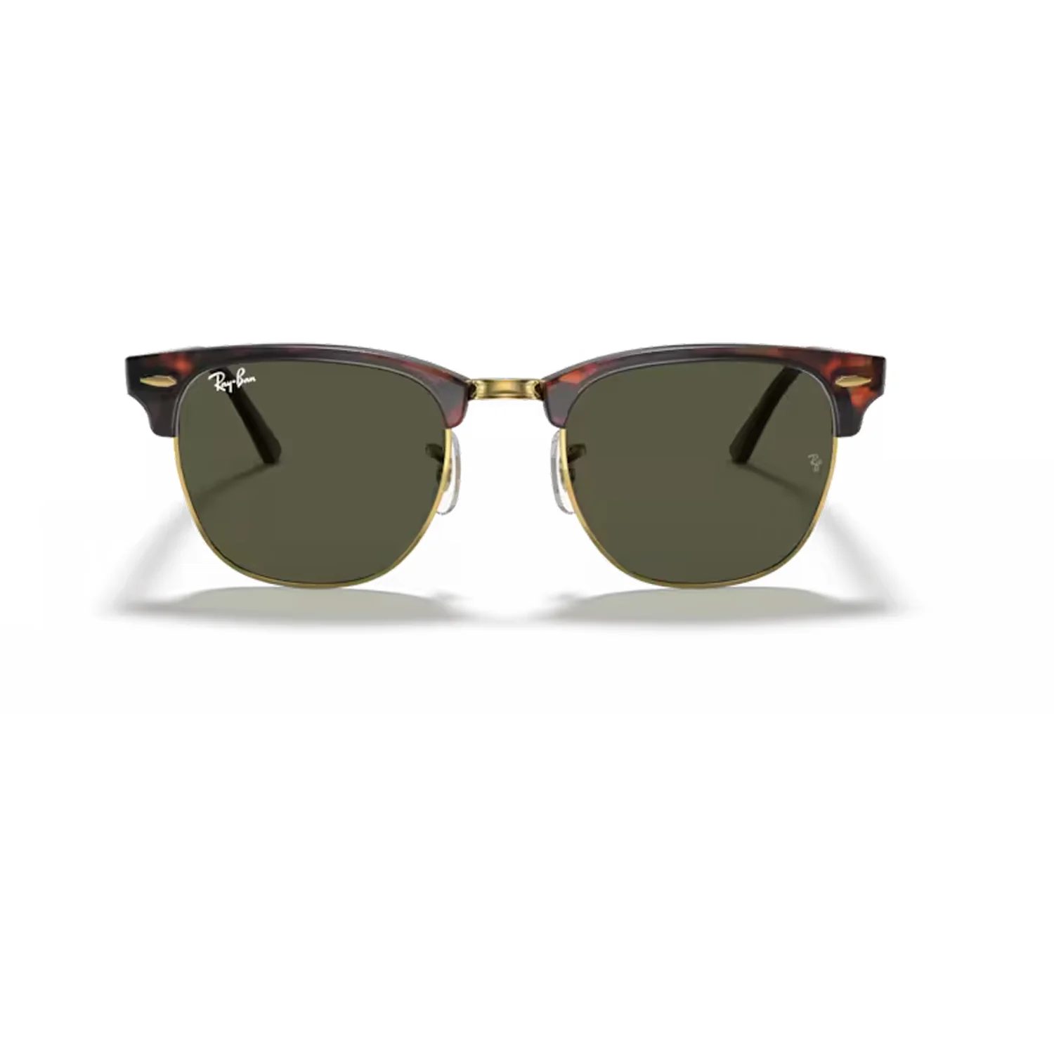 Image of RAY-BAN<BR>Clubmaster Way - Polished Tortoise/Gold Green