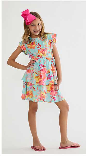 Floral kids dress