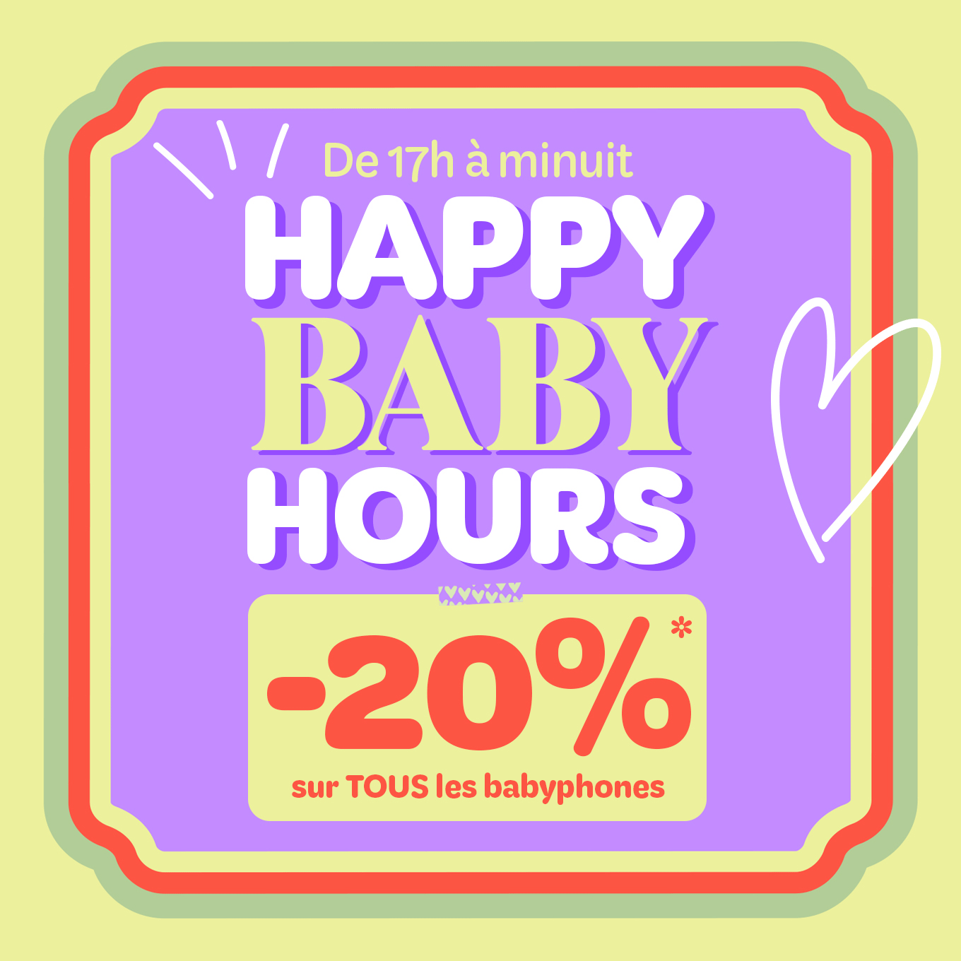 -20% sur les babyphones uniquement ce soir !