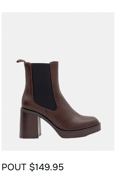 Pout Ankle Boot Black
