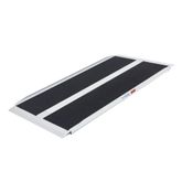 Image of 5' L x 30" W Silver Spring Aluminum Solid Threshold Ramp