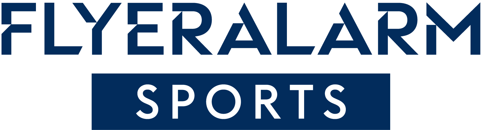 Auf diesem Bild ist das FLYERALARM Sports LOGO zu sehen.