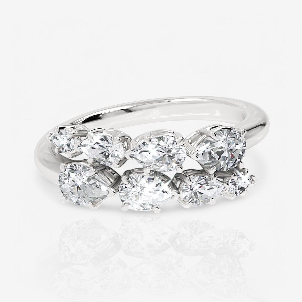 Pear shaped bypass ring