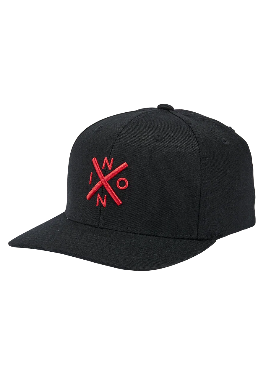 Image of Exchange Flexfit Hat - Black / Red