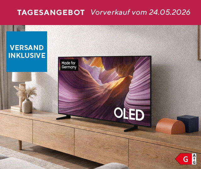 Tagesangebot 470711 + 470722 SAMSUNG OLED Smart-TV