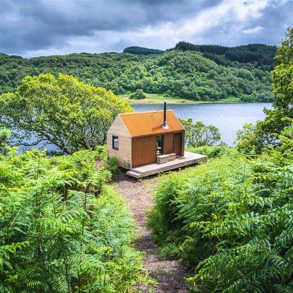 wild loch swimming at Inverlonan bothies