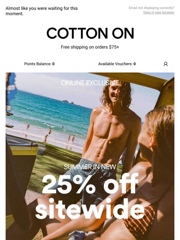 25% off sitewide NOW 📢📢