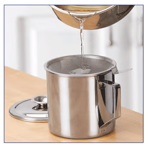 Oil Strainer and Keeper by Chef's Pride
