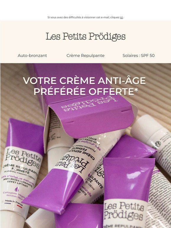 Votre mini Crème Repulpante en cadeau* 💜