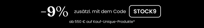 -9% mit dem Code STOCK9
Ab 550€ auf Kauf-unique-Produkte*