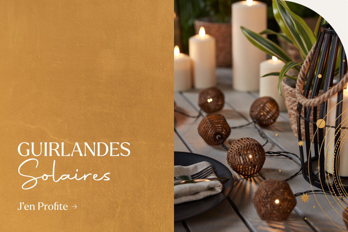 Guirlandes lumineuses solaires à -25%
