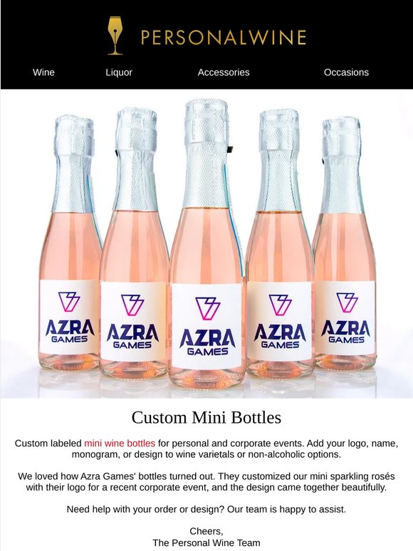 We loved how Azra Games' bottles turned out!