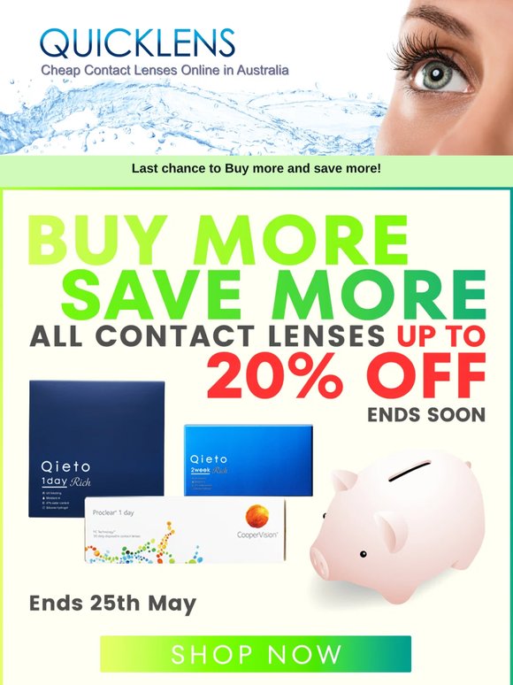 ENDS SOON! LAST CHANCE FOR UP TO 20% OFF! 🎊