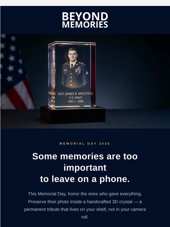 Some memories belong in crystal, not on a phone
