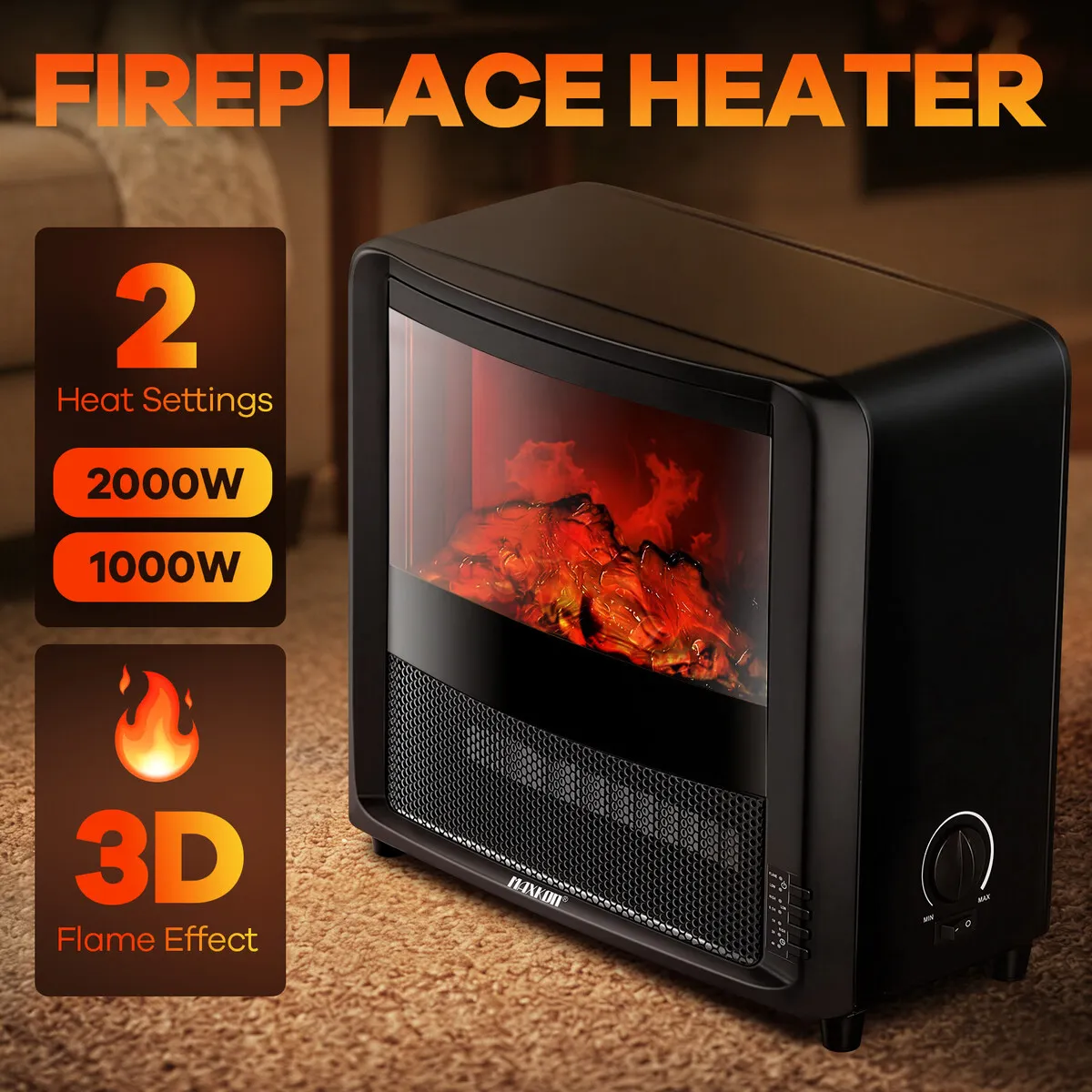 Maxkon Electric Fireplace