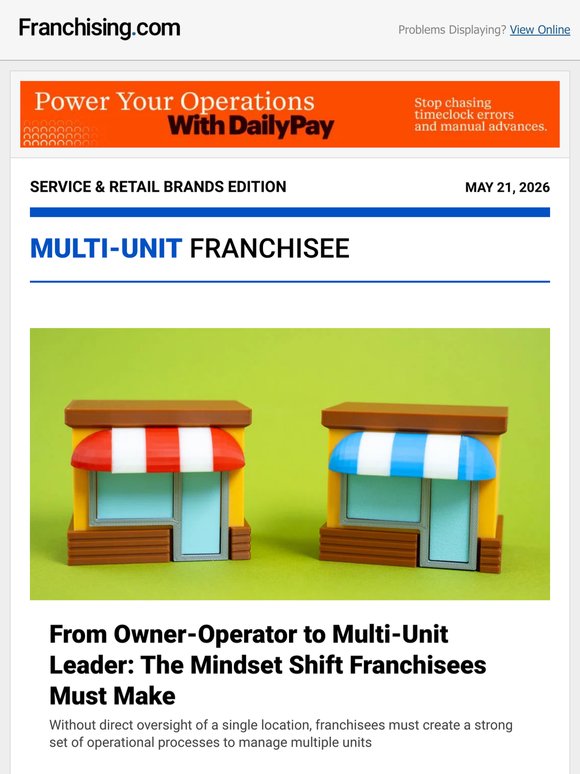 How Franchisees Should Change Their Approach When Operating Multiple Locations
