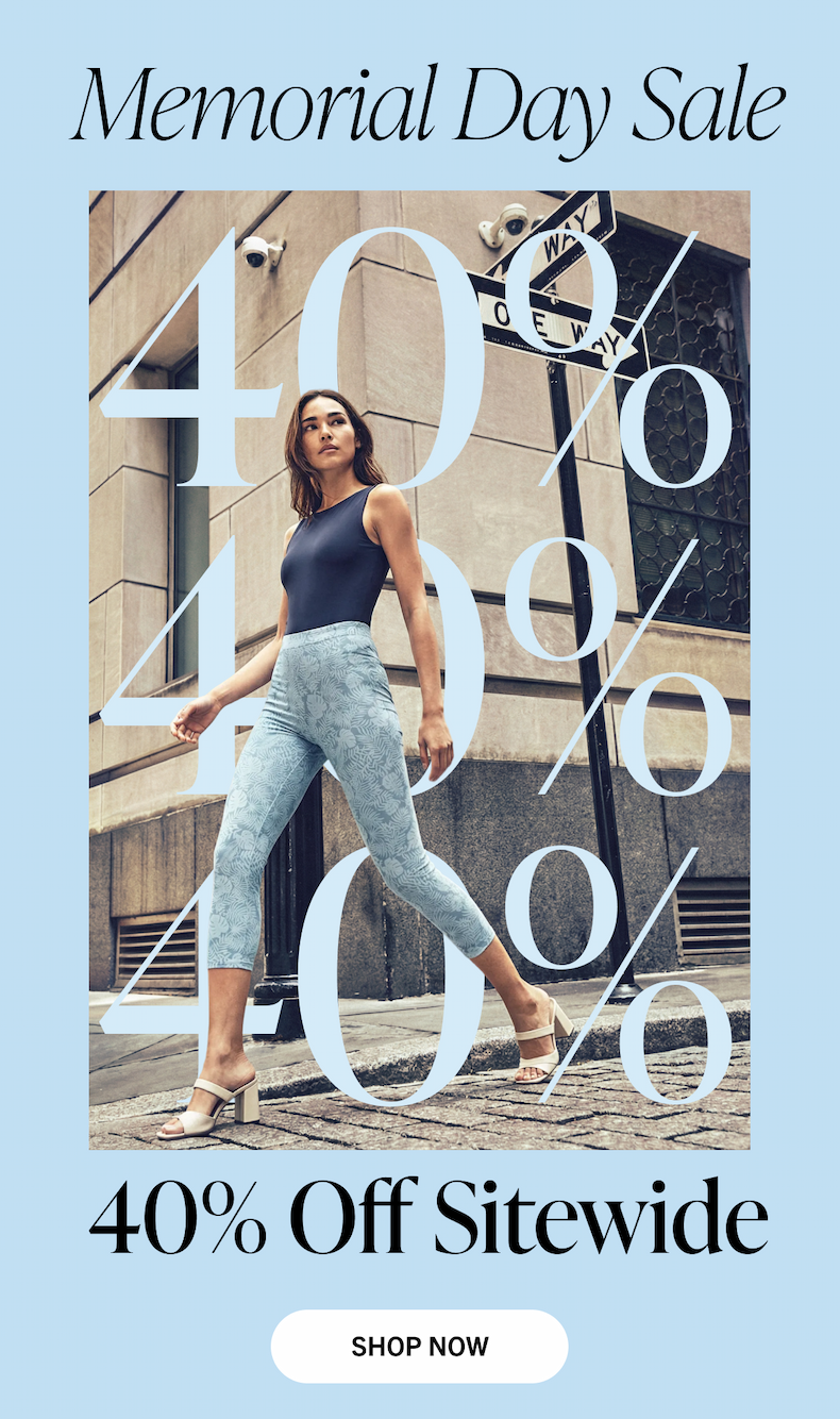 Memorial Day Sale: 40% Off Starts Now