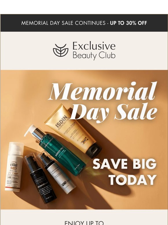 Celebrate Memorial Day with Exclusive Discounts! 🎉