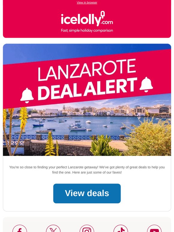 🔔 Lanzarote deal alert | Get the latest prices inside 🇪🇸