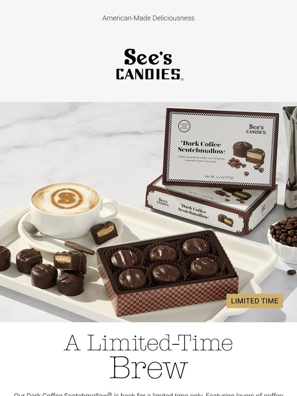 Perk Up with Dark Coffee Scotchmallow ☕