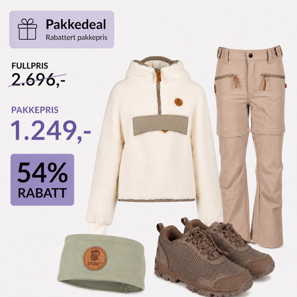 Image of Bruse fritidspakke - Perfekt pakkedeal til aktive barn -  Offwhite