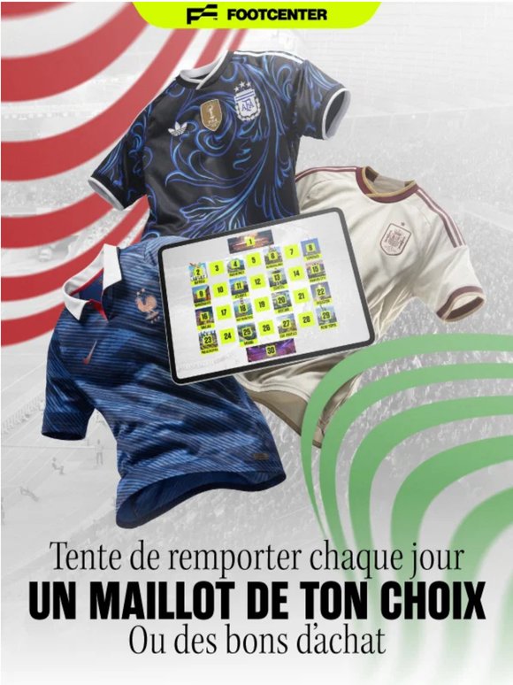 Calendrier de l'avent Coupe du Monde 2026