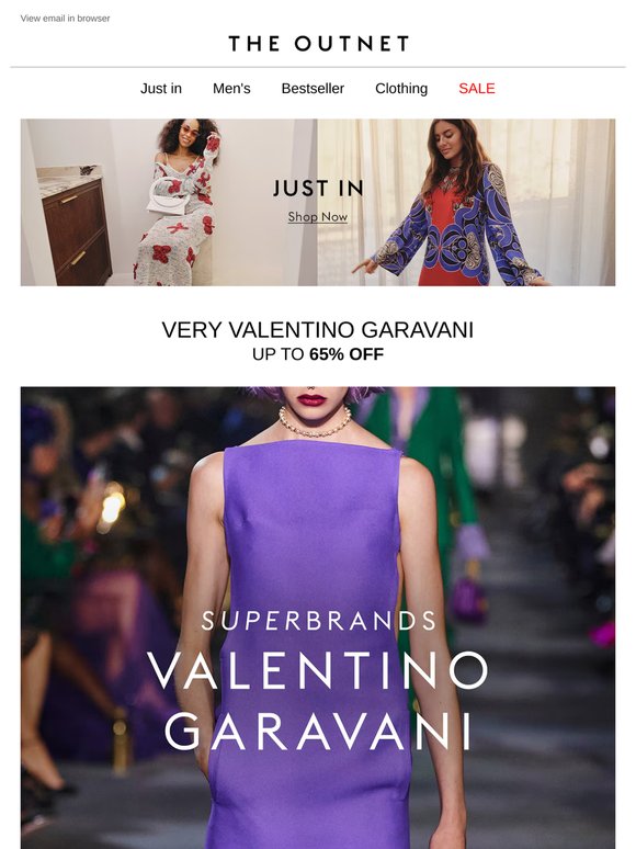 Turn heads in Valentino Garavani at up to 65% off