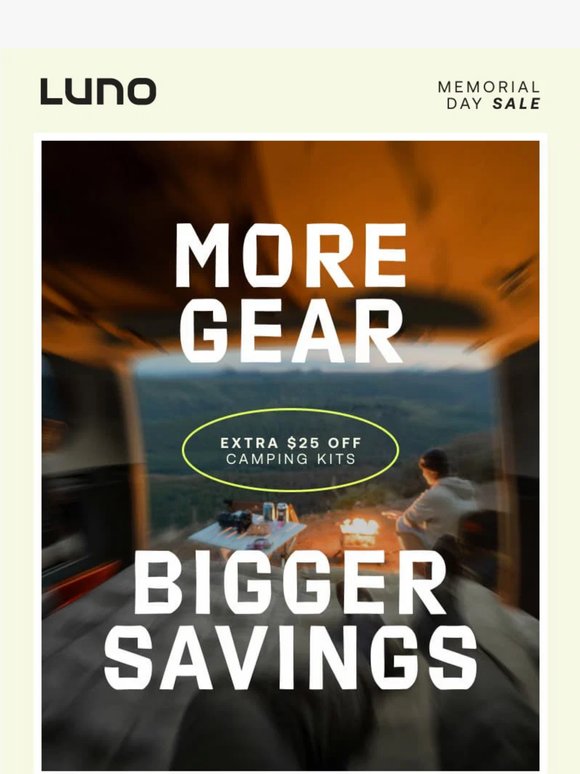 More Gear & More Savings 💰
