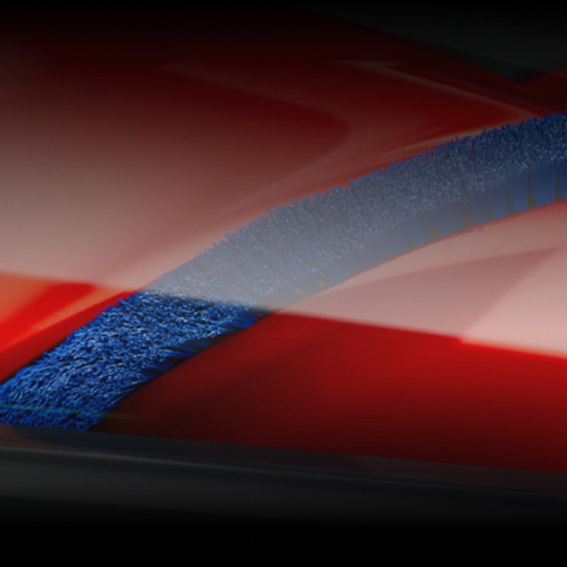 Close up of Dyson cordless vacuum cleaner