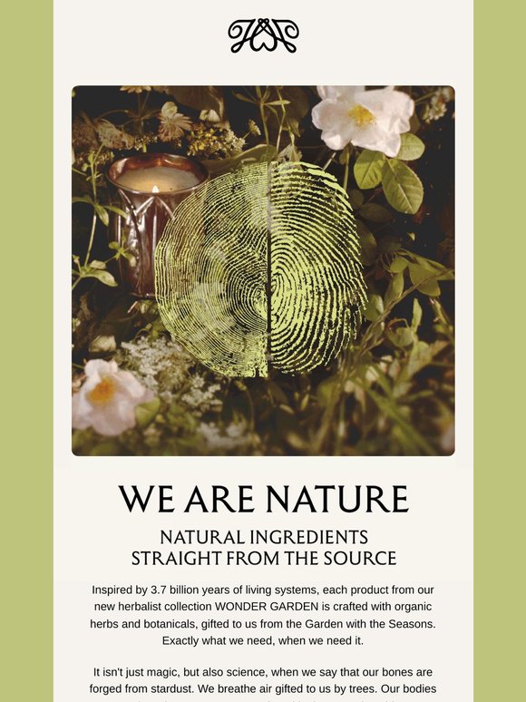 You are made of stardust. Our “plastic” is made from soil.