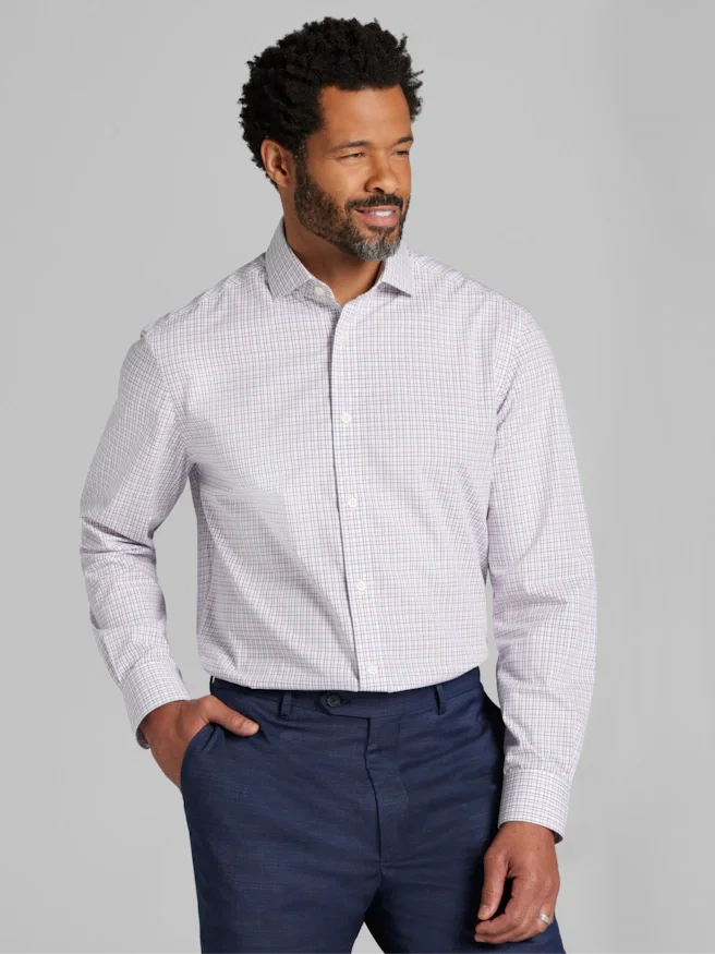 Pronto Uomo Classic Fit Tattersall Dress Shirt