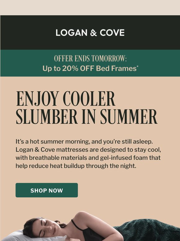 Summer Sale: Enjoy Cooler Summer Slumber