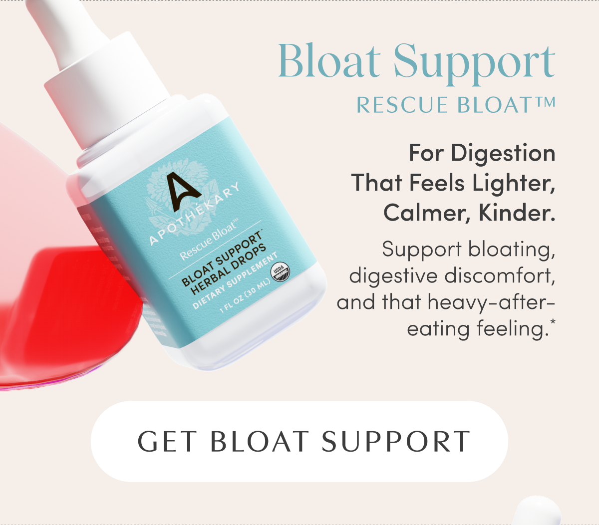 Bloat Support RESCUE BLOAT™ | For Digestion That Feels Lighter, Calmer, Kinder. | Support bloating, digestive discomfort, and that heavy-after-eating feeling.* | GET BLOAT SUPPORT
