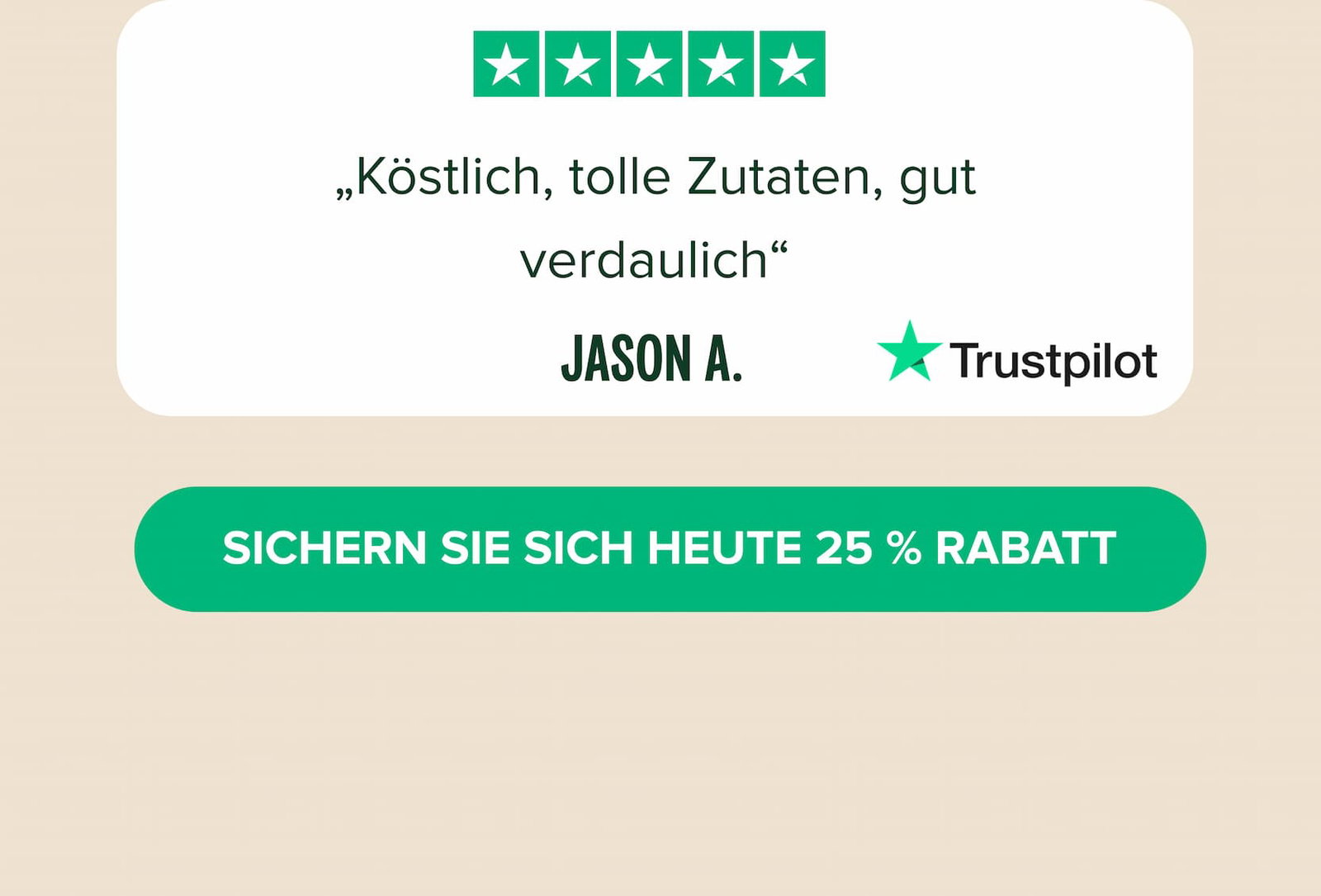 „Köstlich, tolle Zutaten, gut verdaulich“