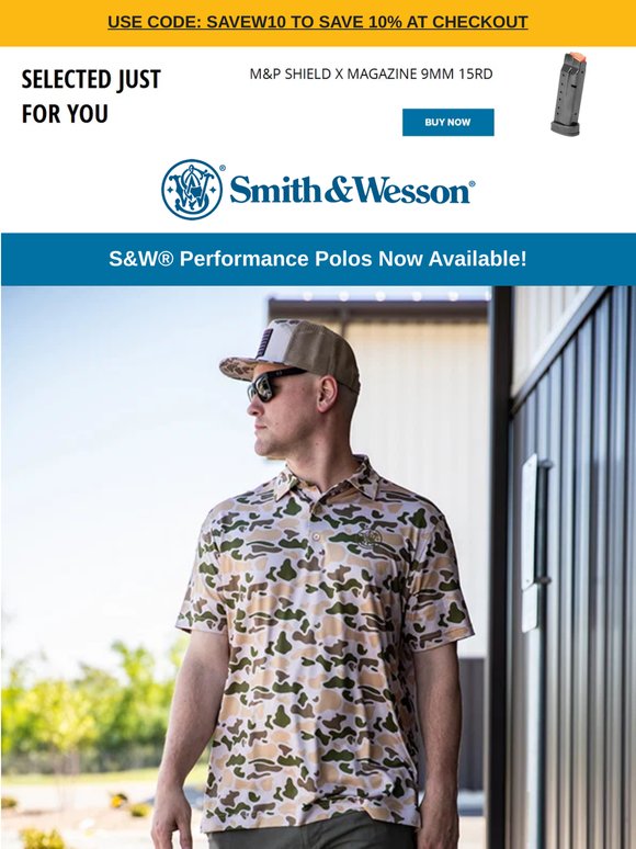 New Drop! S&W Performance Polos