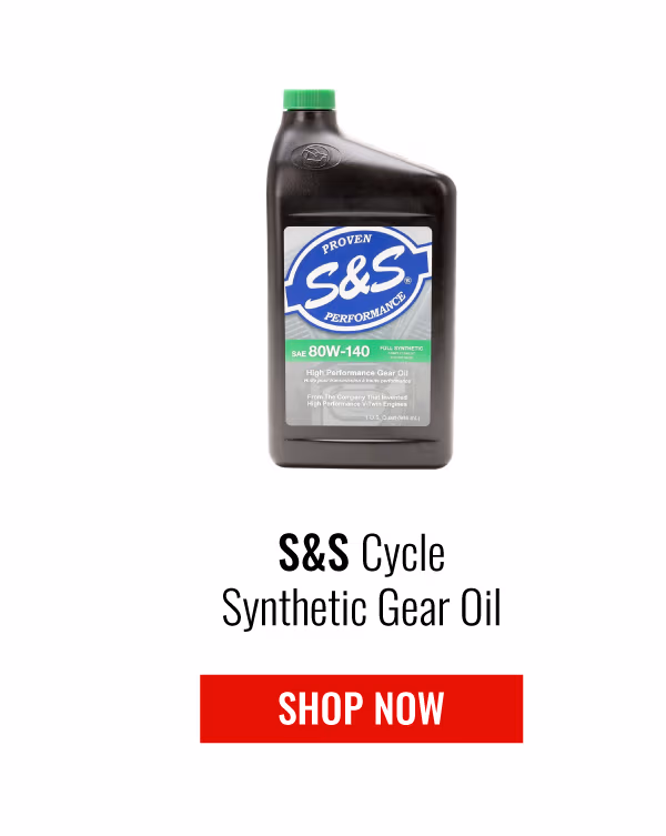 S&S CYCLE SYNTHETIC GEAR OIL | SHOP NOW