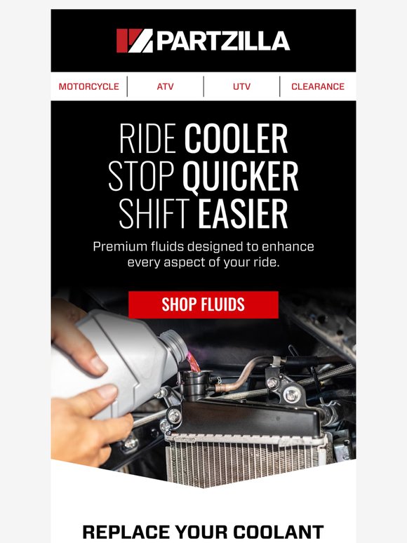 Don't ride on old fluids
