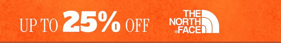 Up To 25% Off The North Face 