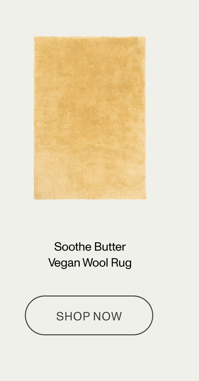 Soothe Butter Vegan Wool Rug