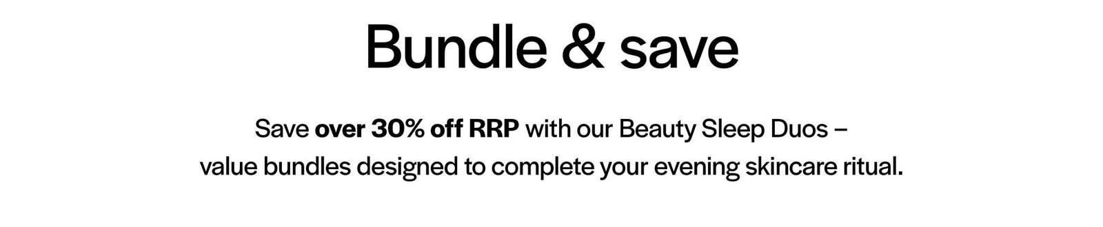 Bundle & save